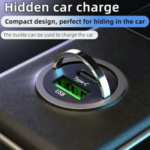 Universal Car 100W USB Phone Charger Type C QC3.0 Interior Fast Charging Parts - Bild 1 von 8