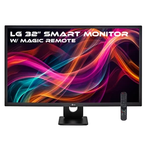 LG MyView 32" FHD 1080p IPS Smart Monitor 60Hz 8ms webOS Black 32SR54FT-B 2024 - Picture 1 of 4