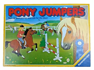 Vintage Ravensburger Pony Jumpers Board Game - 100% Complete - EUC - Picture 1 of 10