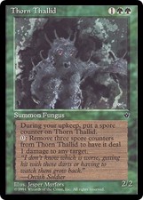 THORN THALLID (ver 3) ~mtg EX/NM Fallen Empires Com x4
