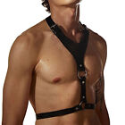 Mens Harness Gothic Flirting Bundle Adjustable Body Belts Cosplay Sexy Prop