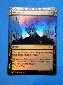 1x Eliminate Strixhaven Mystical Archive 2021 Mtg Black Swamp Instant Foil 30 - Picture 1 of 2