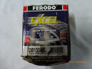Ferodo Excel DB1304 disc brake pads (set of 4) - DB1304TA DB1304XL - New - Picture 1 of 2