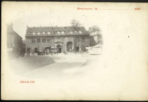 HOTEL DE VILLE, BESANCON, FRANCE, HORSE TRAM, UNCIRCULATED - Picture 1 of 2