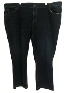 NEW size 26W Universal Thread kick boot crop jeans dark blue - Picture 1 of 5