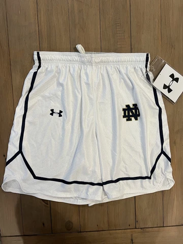 Under Armour Notre Dame Fighting Irish Retro Shorts Mens Large Cover