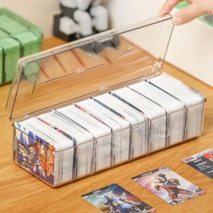 700 Count Plastic Trading Card Storage Box Sports Baseball Cards Box Case - Picture 1 of 11