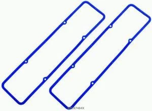 Fits Racing Power Blue Rubber SB for Chevy Valve Cover Gaskets Pair R7484X - Picture 1 of 2