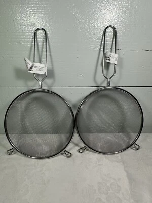 2 IKEA IDEALISK Colador de Mano Acero Inoxidable Colador Utensilios de Cocina 7 3/4" Foto 1 de 4