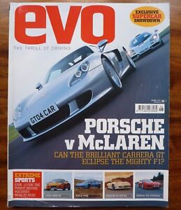 EVO Magazine June 2004 - MG ZT 260, Porsche, Mclaren, Caterham, V8 Rover engine