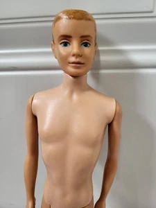 Vintage MCMLX 1960 Ken Puppe beflocktes Haar brünett - Bild 1 von 14