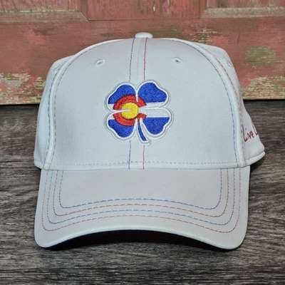 Black Clover USA Live Lucky Fitted Hat Colorado Flag Golf Cap Men's Sz L/XL - Image 1 of 4