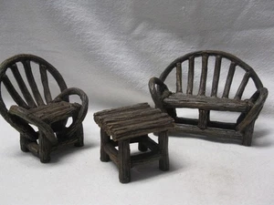 Fairy Garden Appalachian Bench Set by Marshalls Home & Garden - Picture 1 of 9