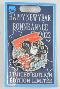 Walt Disney World 2022 Happy New Year Limited Edition Pin New - Picture 1 of 2