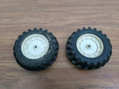 1/16 Ertl Toy Parts Large Rear Wheels Allis Chalmers Tractor Used - Image 1 of 3
