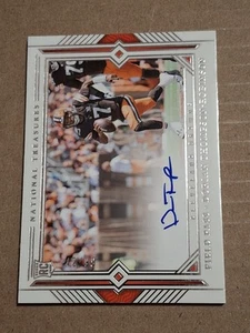 2023 DORIAN THOMPSON-ROBINSON NATIONAL TREASURES RC AUTO AUTOGRAPHED CARD /99 - Picture 1 of 3