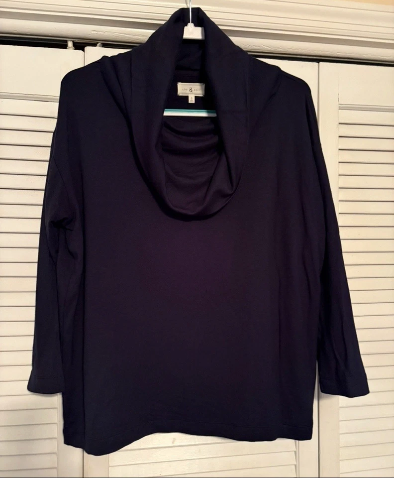 LOFT Lou & Grey Azul Marino Signature Capucha Suave Cuello Talla Pequeña Azul Marino Foto 1 de 1