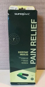 Superfeet Schmerzlinderung Alltag Einlegesohlen - Größe - B Herren 5,5-7 Damen 6,5-8 US - Bild 1 von 2
