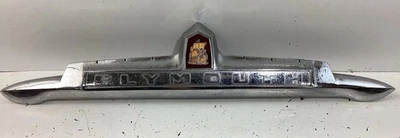 Plymouth Special Deluxe 1949 emblema emblema emblema insignia cromo OEM 1246986 Foto 1 de 4