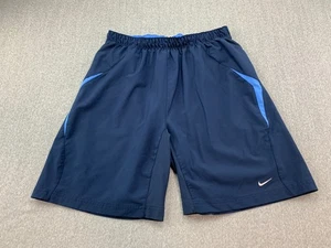 Nike Fit Dry Performance Shorts Herren L blau leicht atheletisch 9 Zoll Schrittlänge - Bild 1 von 15