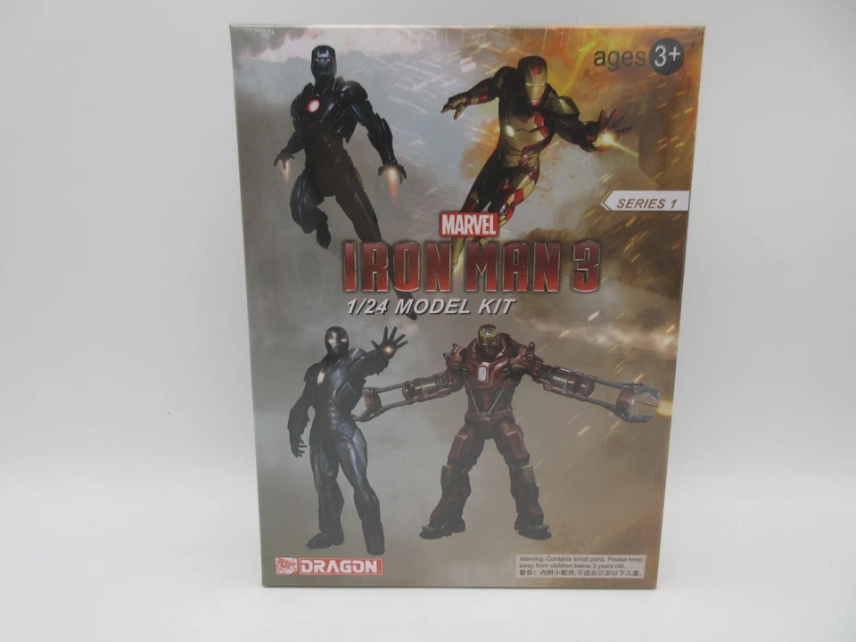 Iron Man 3 1/24 Model Kit Mk16 NIGHTCLUB ARMOR #35803 [Dragon, 2014] NIB SEALED! - Image 1 of 4