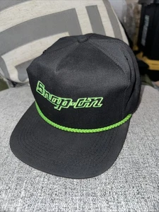 Snap-On Tools Trucker Hat Vintage USA Made K Products Snapback Dad Cap Black - Picture 1 of 7