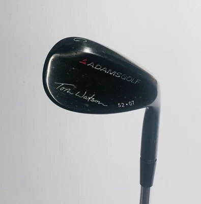 Adams Golf Tom Watson 52-07 Gap Wedge Black Steel Shaft Wedge Flex RH 35.5'' - Image 1 of 4