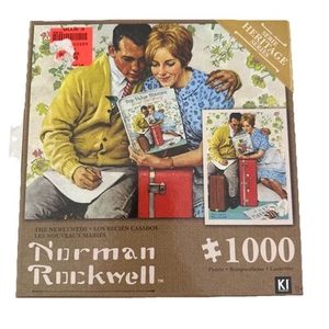 The Newlyweds 1000 Pc Norman Rockwell Puzzle Heritage Series 2021 27x20” - Picture 1 of 8