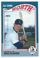 1990 SportSprint Carolina League All Stars MInor League Baseball card - PICK