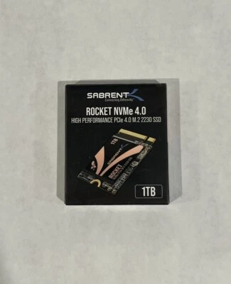✅ NEW SABRENT 1TB Internal SSD for Steam Deck & ROG Ally Rocket NVMe 4.0 (5GBps) - Image 1 of 2
