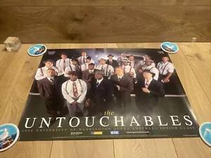 Vintage Washington Huskies Fußball Poster 1998 The Untouchables 24” x 18” - Bild 1 von 9