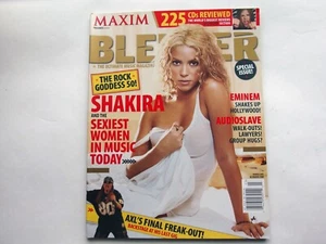 Blender Magazine March 2003 Shakira Cover, Axl Rose, Eminem, Audioslave, Rock - Imagen 1 de 5