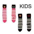 A BATHNIG APE BAPE KIDS BABY MILO LAYERED SOCKS Black / Pink Goods New