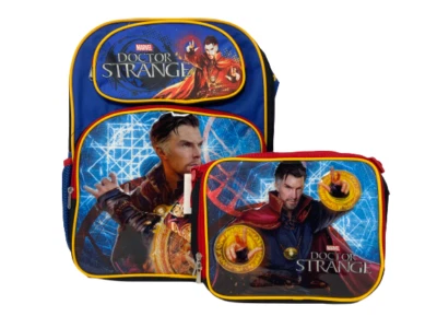 JUEGO MOCHILA Y BOLSA DE ALMUERZO DOCTOR STRANGE MARVEL NUEVO  Foto 1 de 4