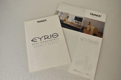 Altavoz central original Tannoy Eyris DC1, DC3 y DCC manual de usuario y folleto Foto 1 de 2