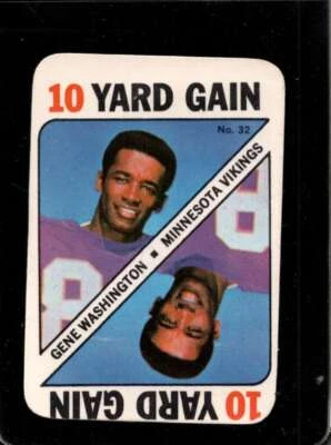 1971 TOPPS GAME INSERTS #32 GENE WASHINGTON EX VIKINGS *X35700 - Image 1 of 2