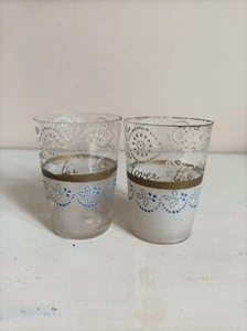 Pair of Victorian "Love the Giver" Small Tumblers - Picture 1 of 4