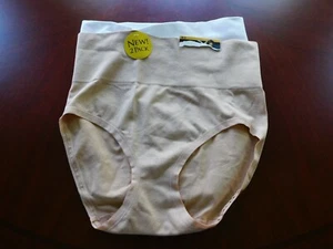Vasserette Panties M Women's Soft Panties Size M / 6, White & Beige 2 Pair - Picture 1 of 4