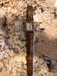 Emporio Armani Watch With Brown Leather Band - Picture 1 of 12