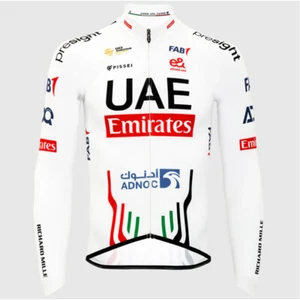 2025 mens UAE CYCLING team Jersey Cycling Long Sleeve Jersey Bicycle Jersey Tops - Picture 1 of 8