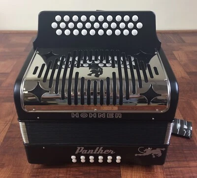 Hohner Panther 3100 Diatonic Accordion- 3 Row, 31 Button Key Of FBE-TONO DE FA - Image 1 of 4