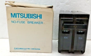 Mitsubishi BH-P, 2 P 15 A No Fuse Breaker Model Code 14 D 231 - Picture 1 of 8