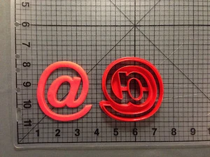 At Sign Cookie Cutter - Picture 1 of 2