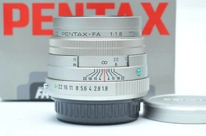Pentax SMCP-FA 77mm f/1.8 Limited Edition Silver Portrait Lens *Mint* - Picture 1 of 5