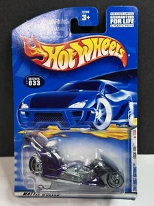 Hot Wheels FRIGHT BIKE 2001 First Editions #21 MOC Motorcycle NIP - Picture 1 of 6