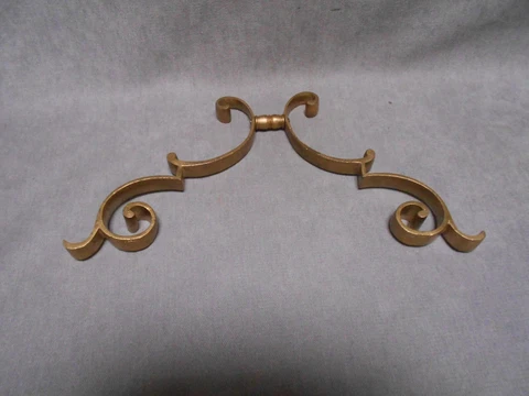 French vintage BRONZE Ornament PEDIMENT Louis XV style Cover