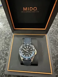 Mido Ocean Star Captain GMT Swiss Automatic wit Blue Strap - Picture 1 of 7