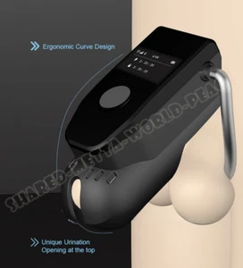 Upgraded INK 3 Smart APP Remote Control Electric Cage Chastity Belt for Men - Picture 1 of 21