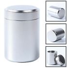 Silver Airtight Proof Container Aluminum Herb Stash Metal Sealed Can Tea Jar XK