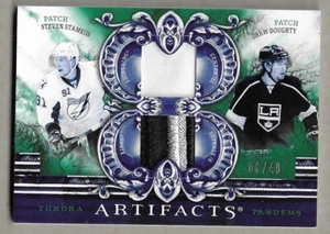 2010-11 ARTIFACTS "TUNDRA TANDEMS PATCH" STAMKOS/DOUGHTY #D 08/40 NM-MT+ 1/1 JER - Picture 1 of 2